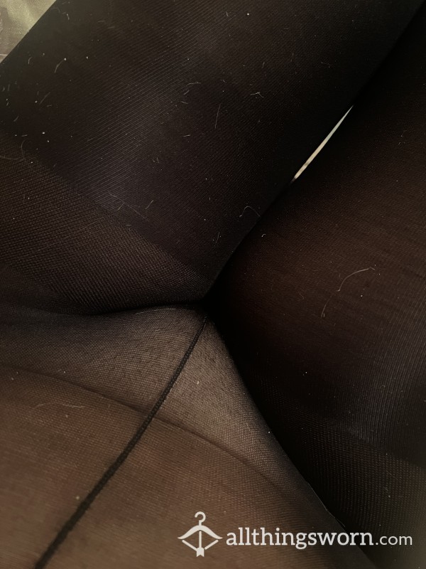 Black Tights… I’ve Been Nickerless For  3 Days With These On. That Includes 3x10 Hour Work Shifts They Very Dirty 😈💦🥵