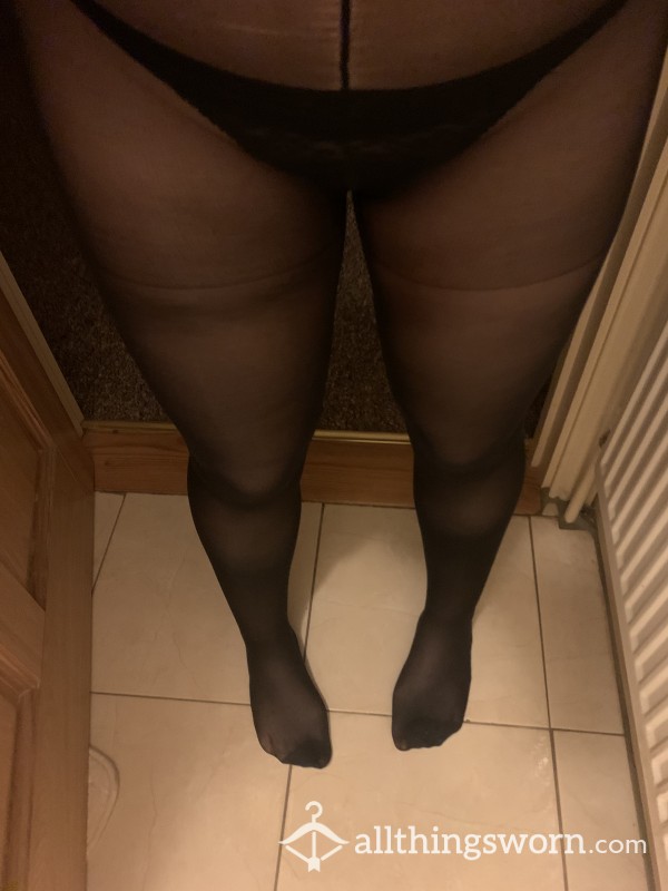 Black Tights With Strong Scent