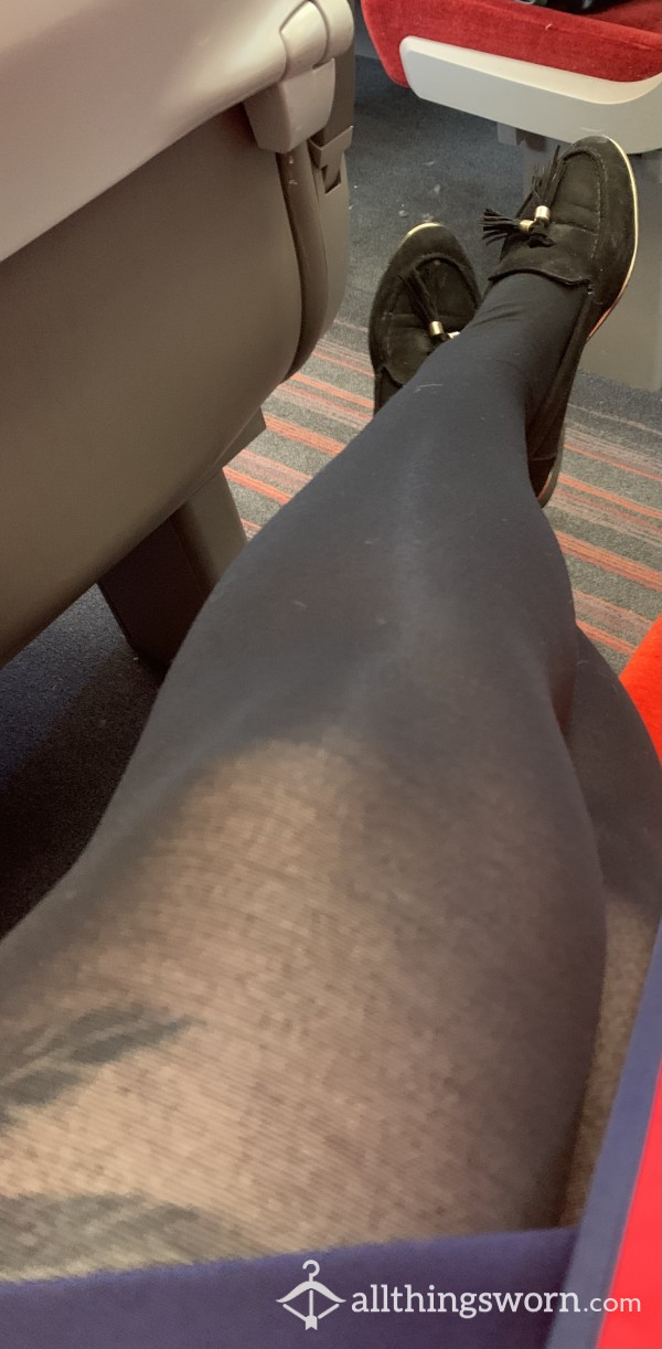 Black Tights Worn All Day For Work Can Be Worn For Extra Days At A Price