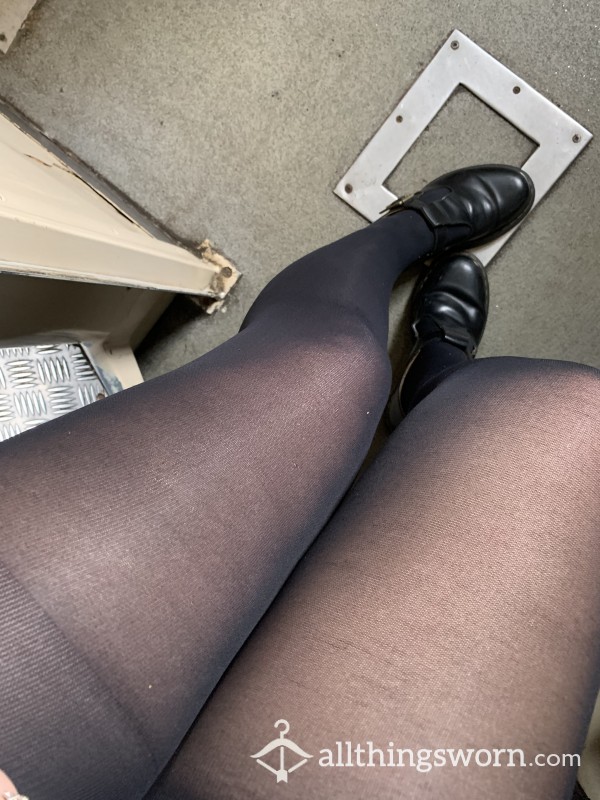 Black Tights Worn For 12 Hours