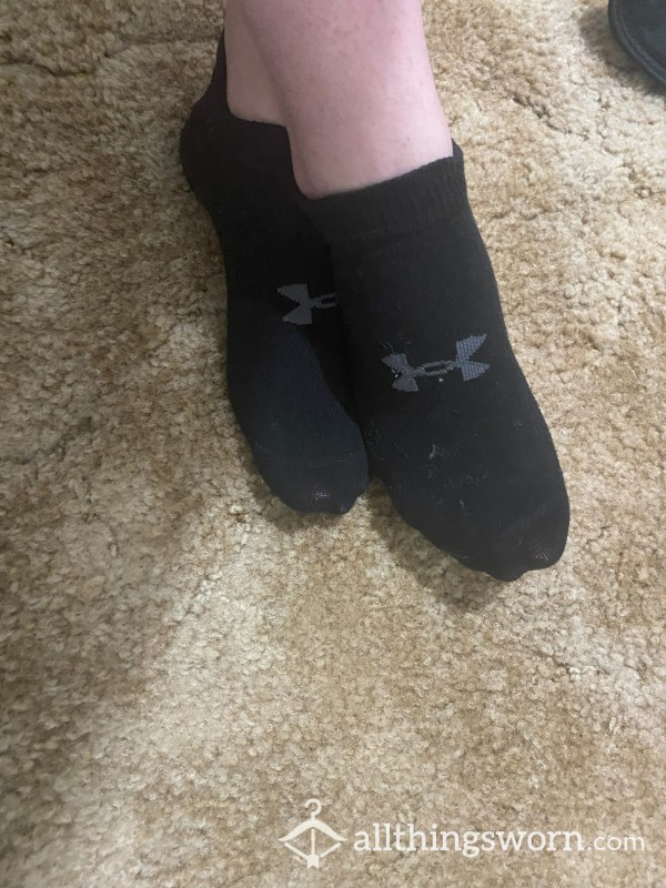 Black UA Sweaty Socks