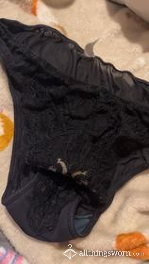 Black Very Worn Panties ;)