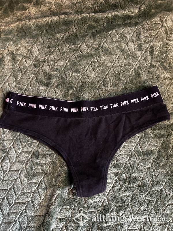 Black Victoria Secret Panties - Owned For 8 Years, 48 Hours Wear Included