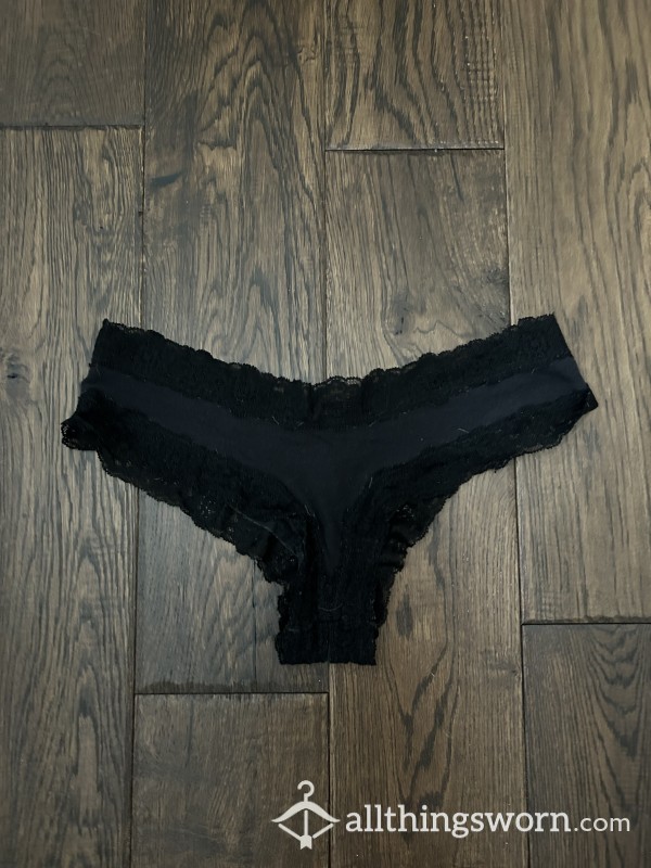 Black Victoria’s Secret Cheekiest Panties
