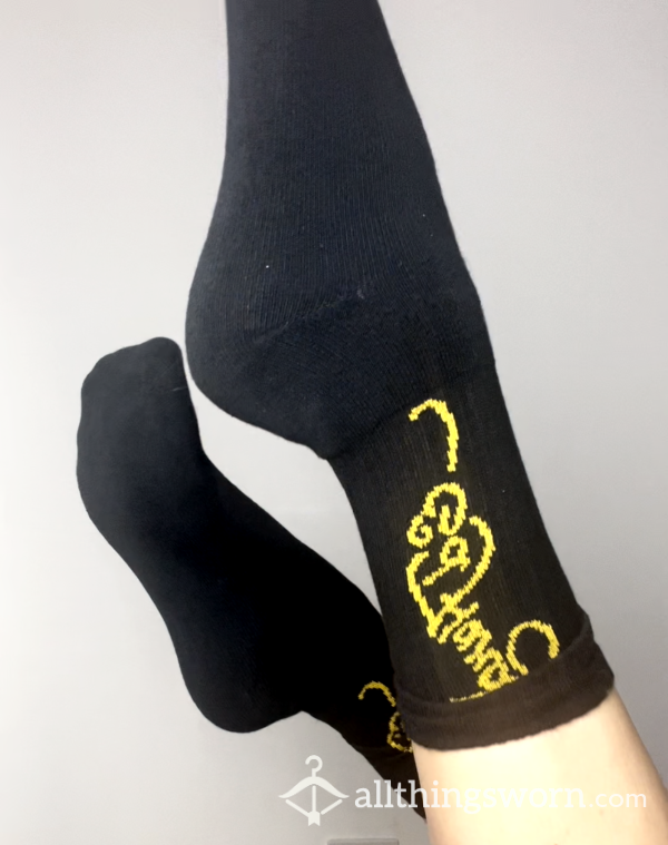 🐼🖤Black,Yellow & White 🐑🖤 Ed Hardy GYM SOCKS! Strong And Powerful Like Her Scent - £18 Including One Gym Session 💪
