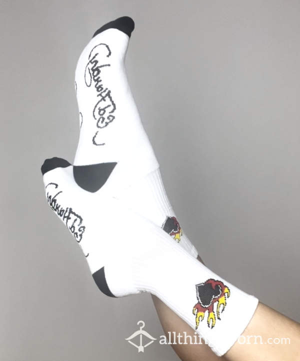 🐼🖤Black & White 🐑🖤 Ed Hardy GYM SOCKS! Strong And Powerful Like Her Scent - £18 Including One Gym Session 💪
