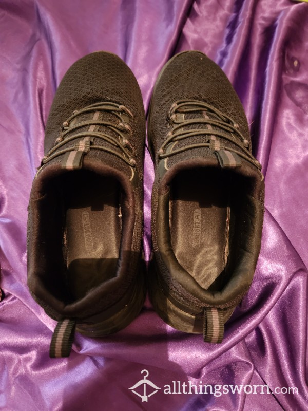 Black Work Shoes! Well Worn And Finally Time For A New Pair💜