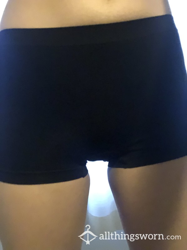 Black Workout Panties