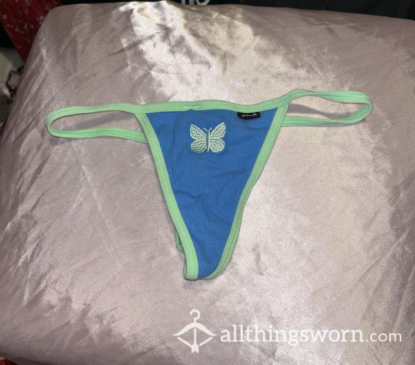 Blue And Green Vs Pink Thong Small