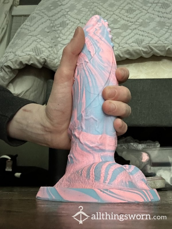 Blue And Pink Monster Dildo