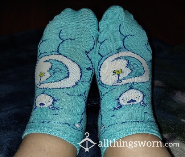 Blue Care Bear Ankle Socks