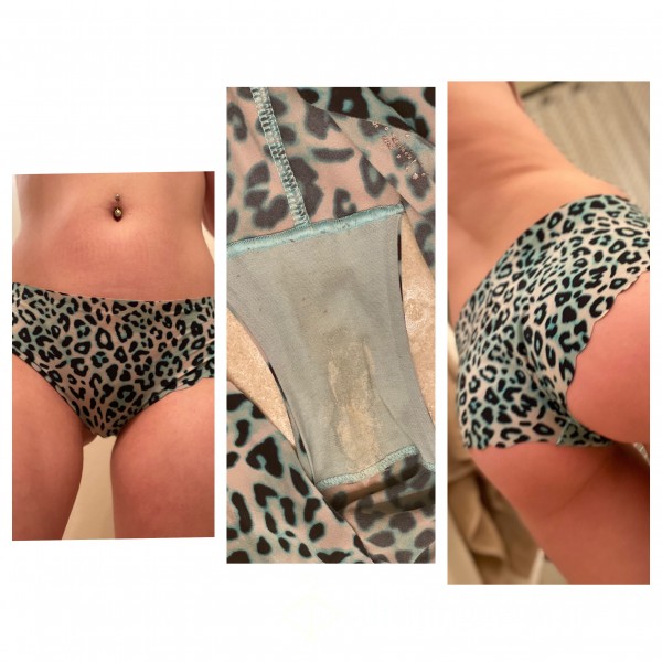Blue Cheeta Print Panties