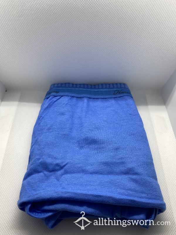 Blue Cotton Panties