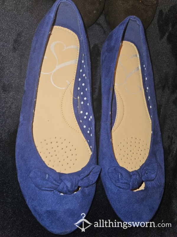 Blue Doll/ Flat Shoes UK Size 6