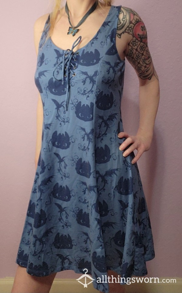 Blue Dragon Dress