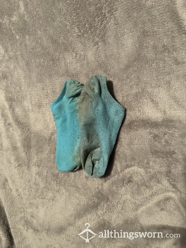 Blue Footie Socks
