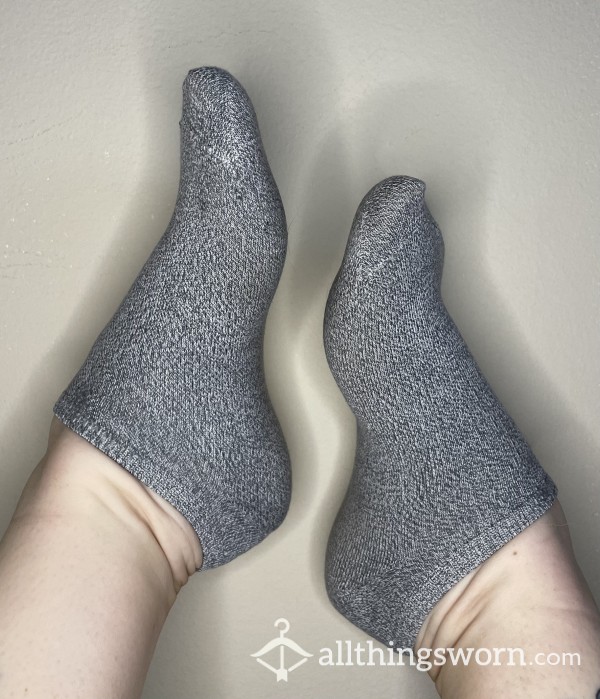 Blue Heather Ankle Socks 🧦