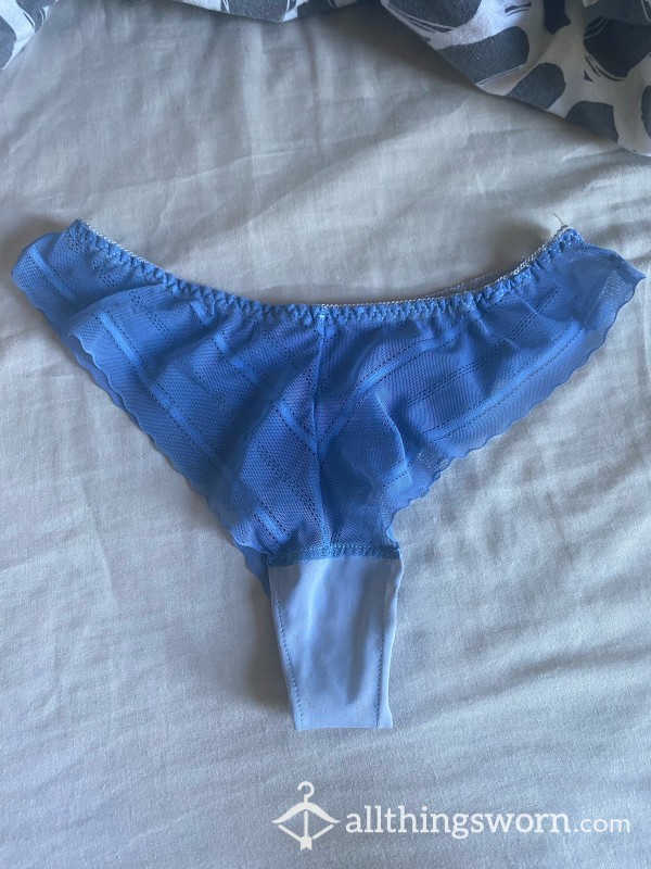 Blue Lace Flowy Panties