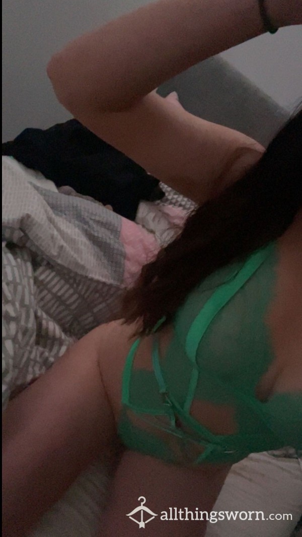 Green Lacey Sexy Lingerie