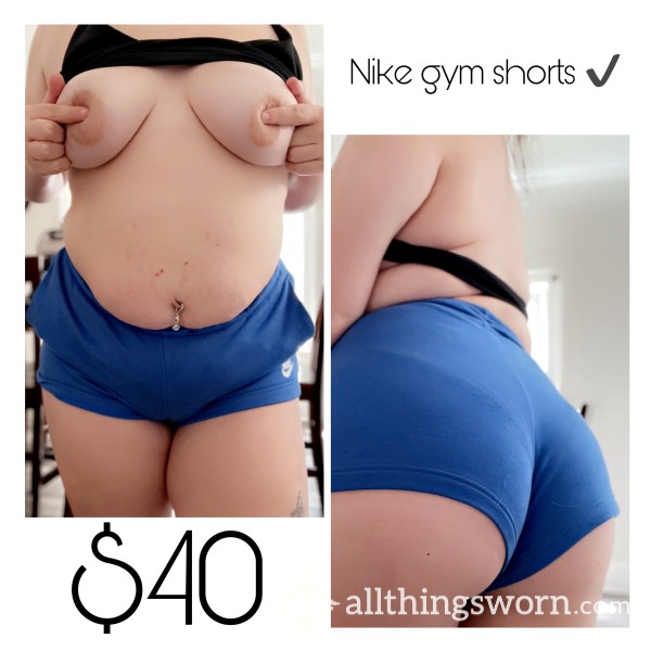Blue Nike Gym Shorts 💋