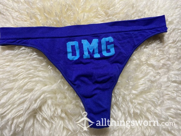 Blue OMG Panties