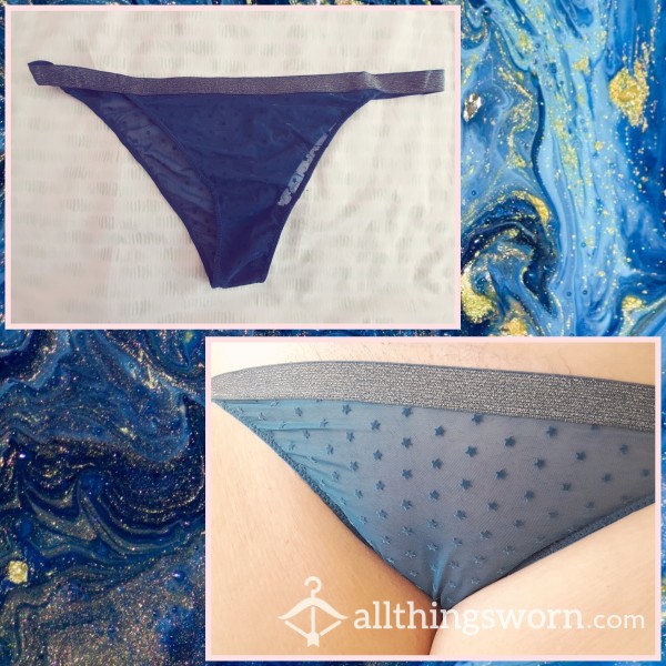 Blue Sheer Panties. 48 Hour Wear 💋