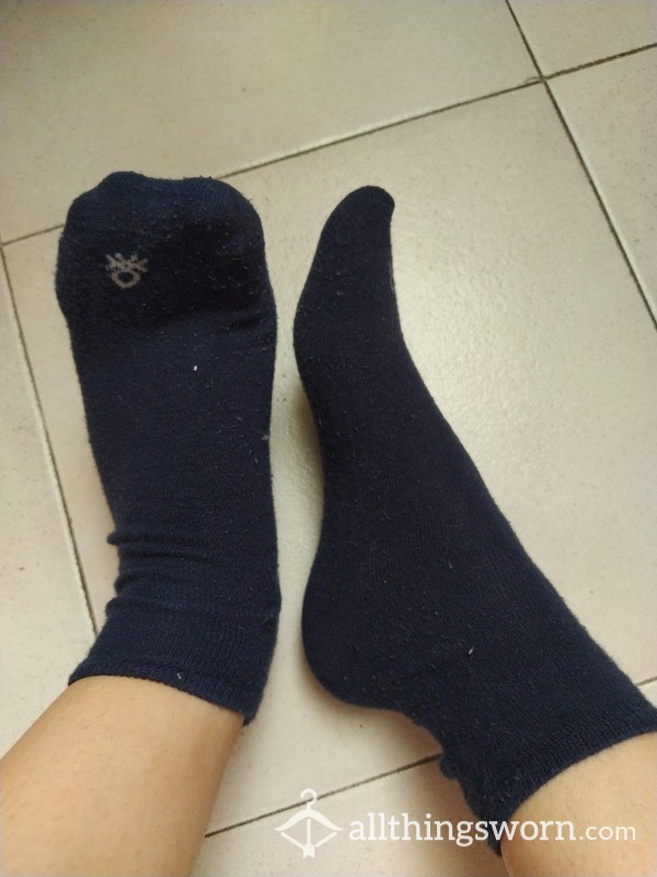 Blue Socks For Running