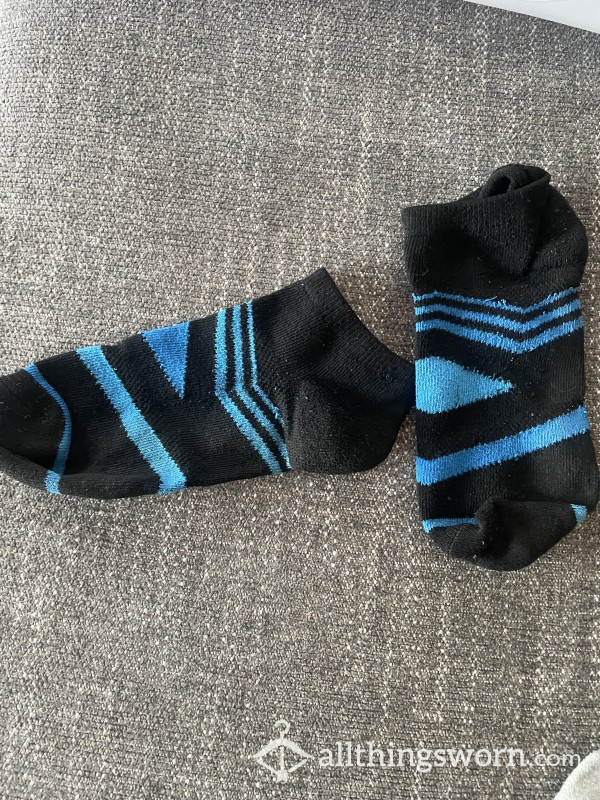 Blue Stipe Socks