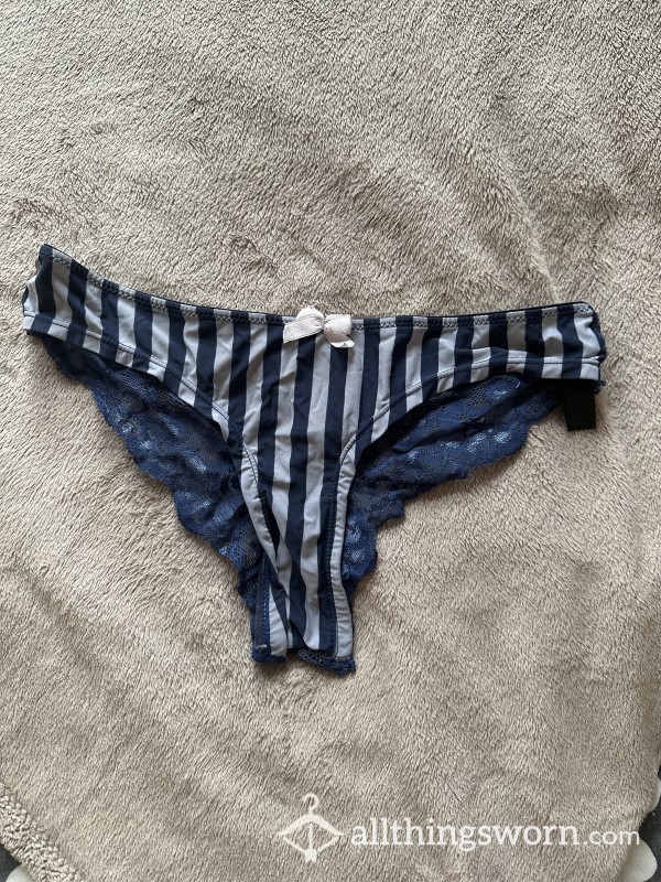 Blue Stripe, Laced Panties