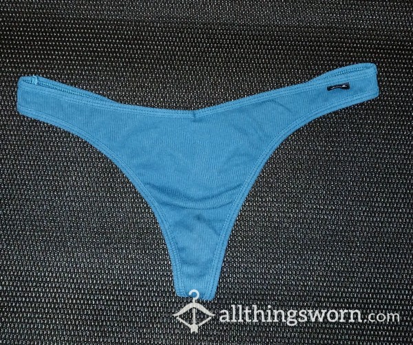 Blue VS Cotton Thong