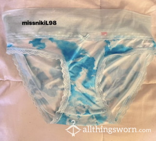 Blue & White Sky Panties With Cotton Inside