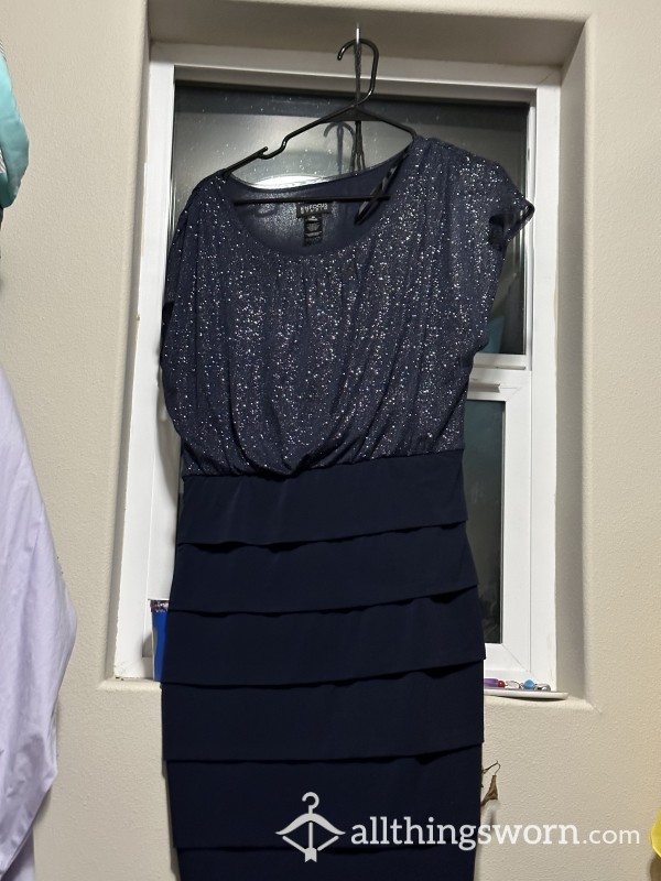 Blue/Black Sparkly Party Dress 🎉