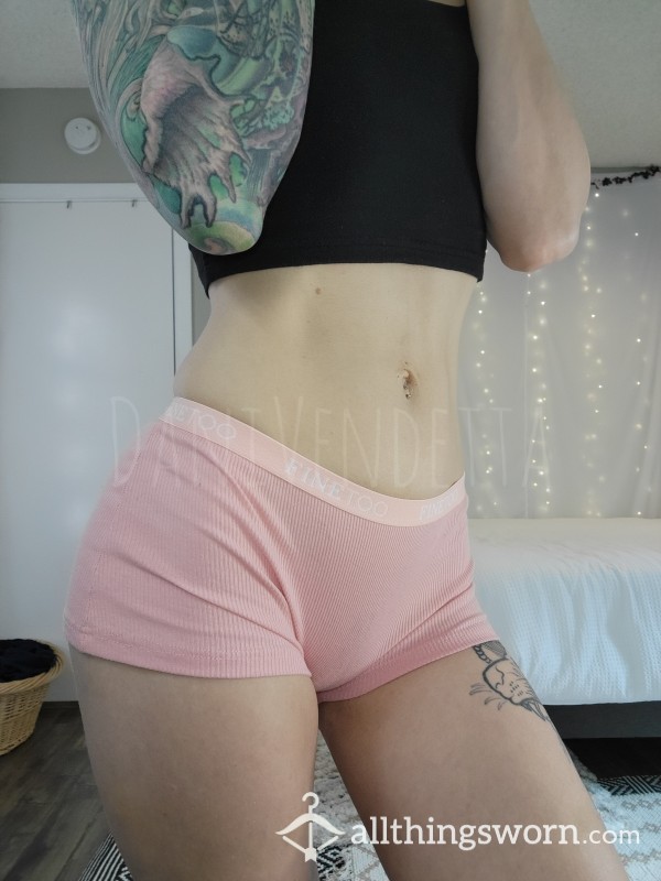 Bootyshorts, Pink 100% Cotton 🎀