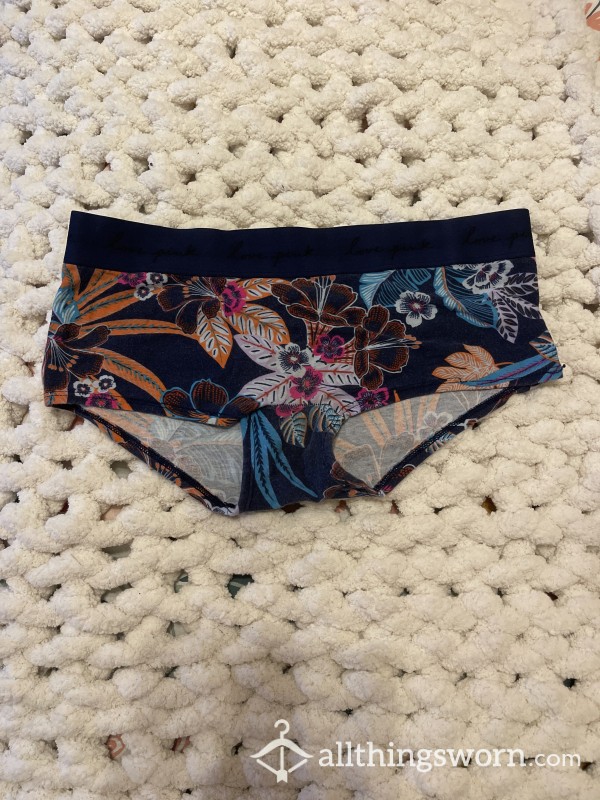 Boy Short Tropical Panties (stains)