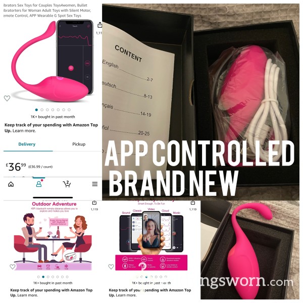 BRAND NEW App Controlled Sex Toy Vibrator
