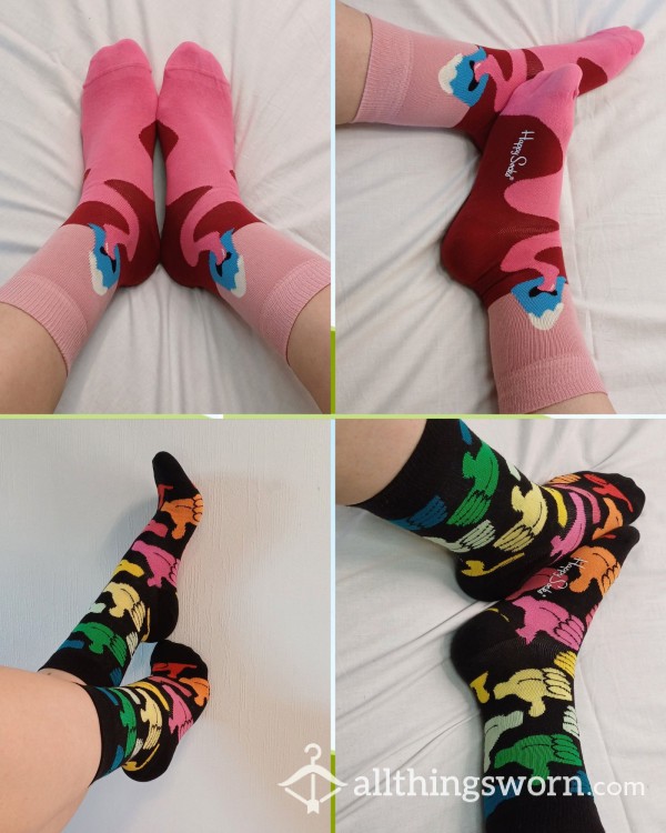 Brand New Socks Waiting For Their Adventure - What Can We Cum Up With This Time !?!