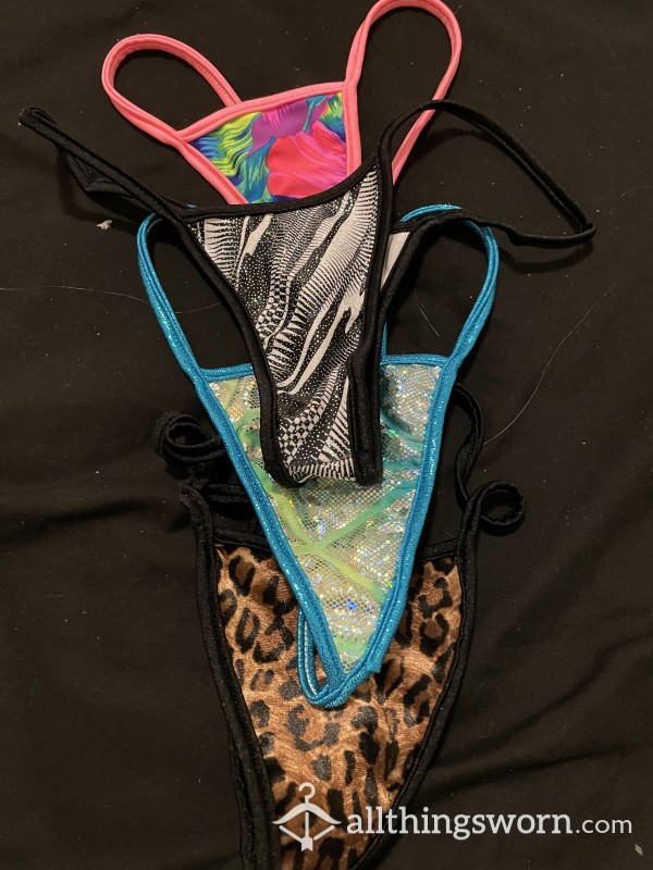 Brand New Thongs Tell Me How Long You Want Them Worn, The Choice Is Yours!