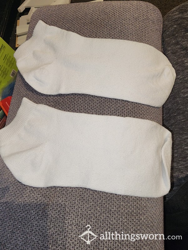 Brand New White Socks Worn Your Way