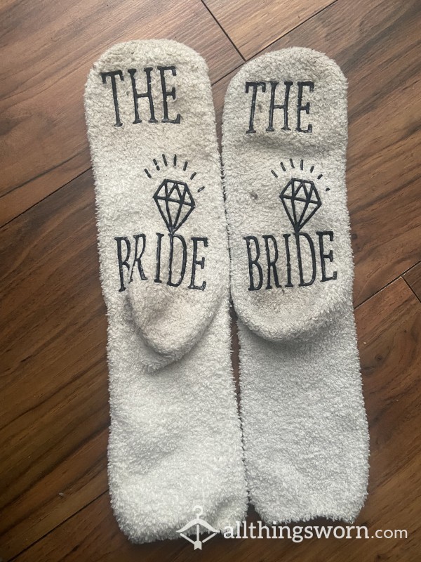 Bride Fluffy Socks (worn On Wedding Night😉)