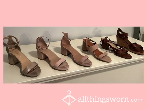 MOVING Sale! >.7 Years Old- Bridesmaids Shoes! Must Go! 1/2 Off!