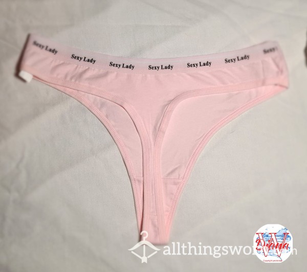 🥰Bright Light Color(Pink) Cotton Thong. Type 1🥰