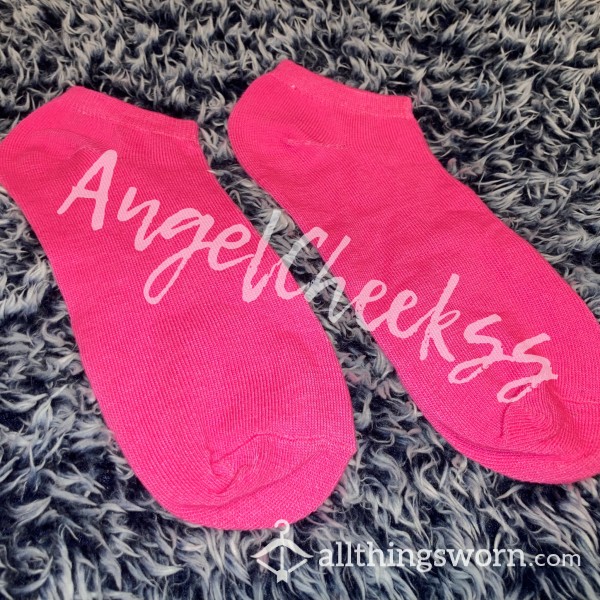 Bright Pink Ankle Socks 💝 US Shipping Included- 48 Hr Wear