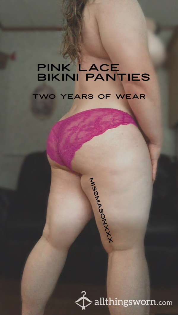 Bright Pink Bikini Panties