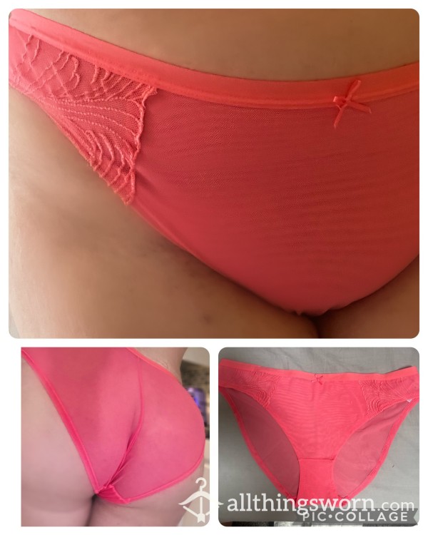 Bright Pink Full Brief Panties