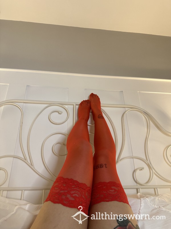 Bright Red Stockings