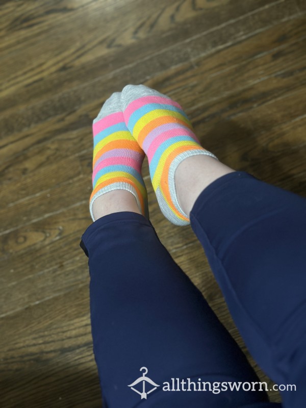 Bright Striped Socks!