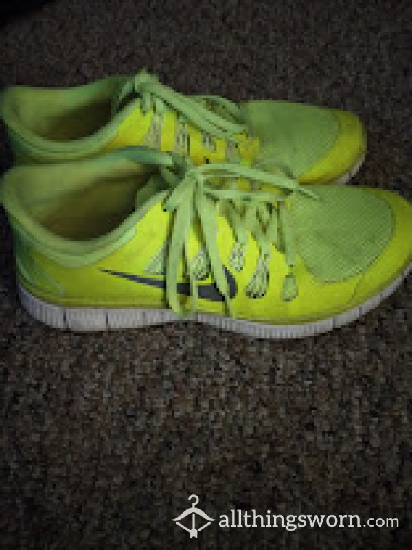 Bright Yellow Nikes
