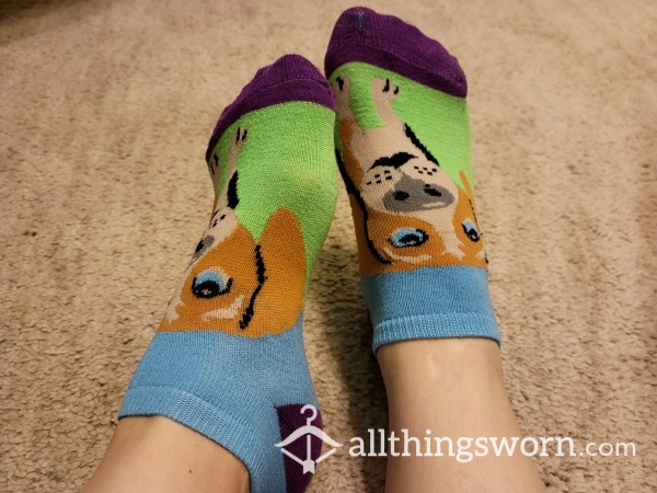 Brightly Colored Ankle Socks