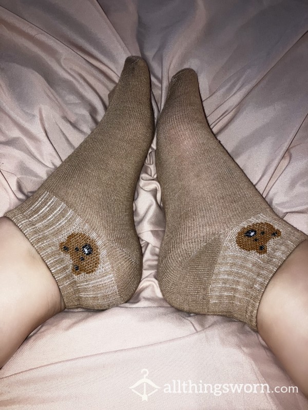 Brown Bear Ankle Socks!