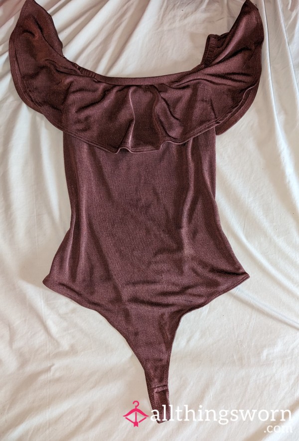 Brown Body Suit 💋😝 Size Medium And Stretchy 🔥